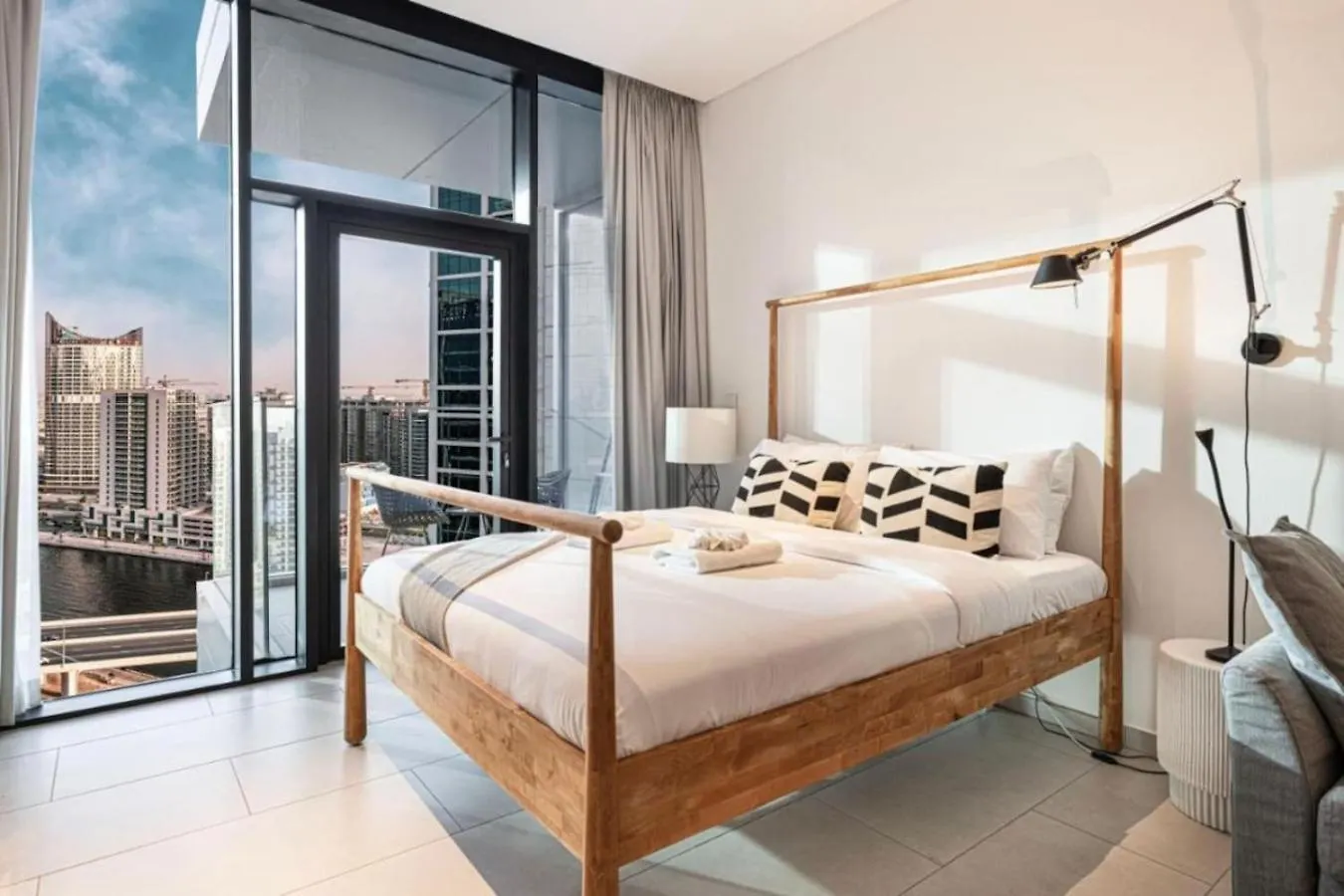 Appartement Elegant Cozy Studio Canal View Dubaï Émirats arabes unis