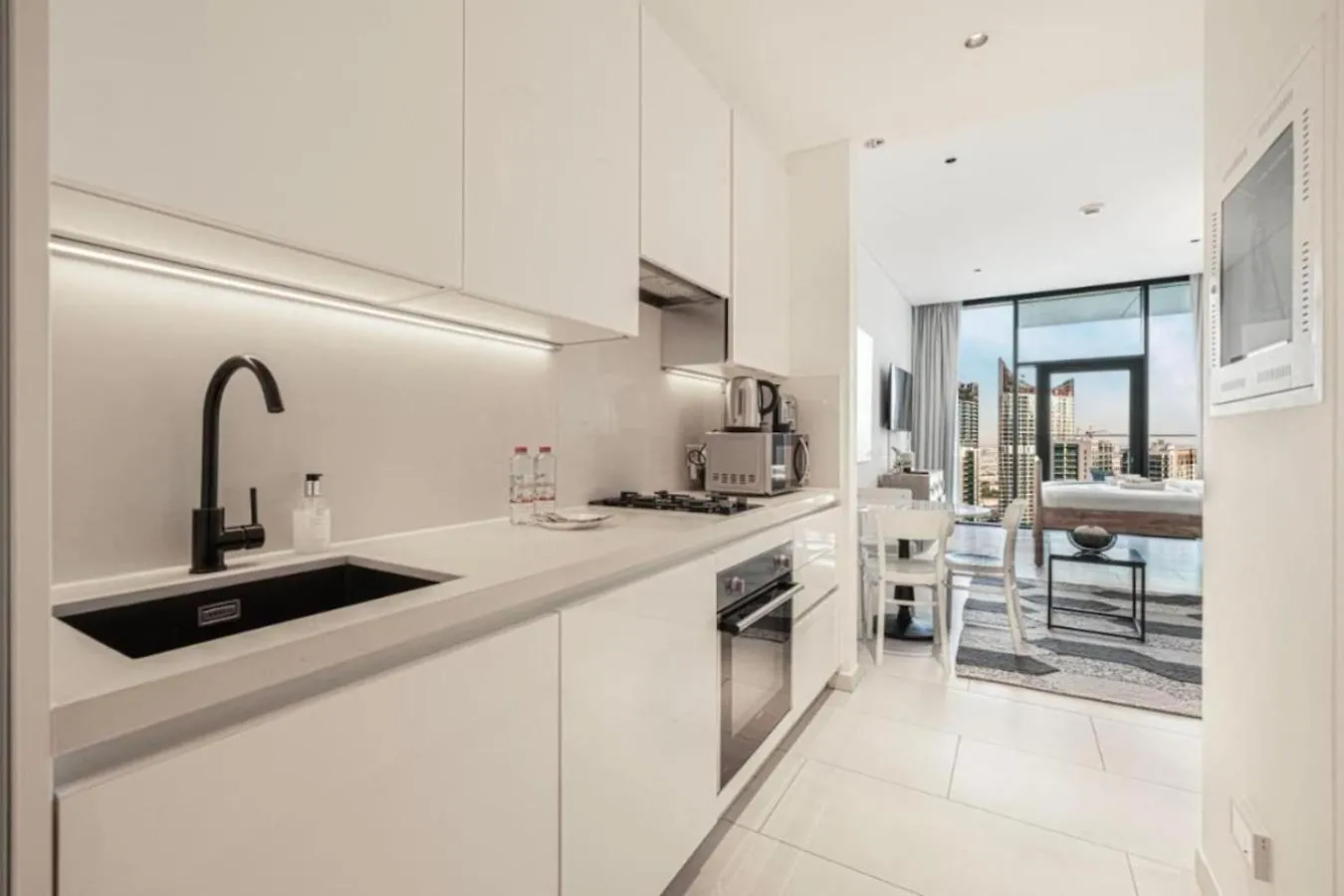 Appartement Elegant Cozy Studio Canal View Dubaï